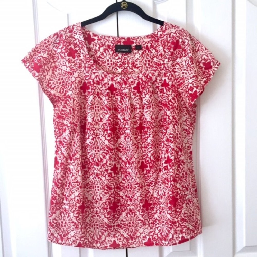 Avenue Cap Sleeve Lightweight 100% Cotton Top